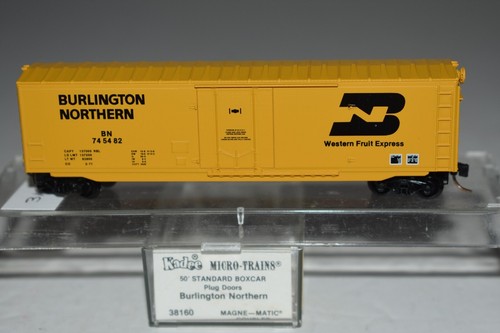 Coche de carga Kadee Burlington Northern 50' escala N puerta única 745482 C45544 | Zustand: Used