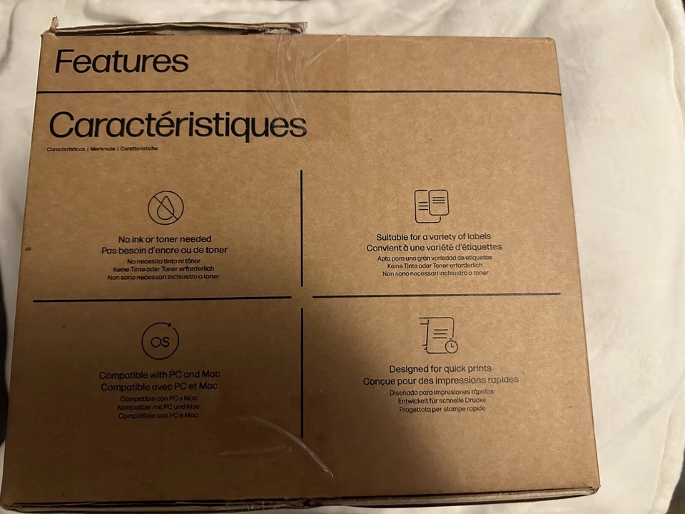 HP Direct Thermal Label Printer KE100 USB, Shipping, Barcode, & More - Image 4 of 4