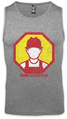 Constructor II Herren Tank Top Handwerker Maurer Mason Bauarbeiter Bau
