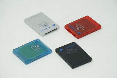 Original Sony Playstation PS2 - 8MB Memorycard  Speicherkarte Farbauswahl Slot