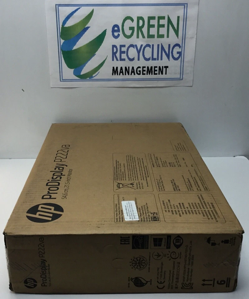 HP ProDisplay 21.5" LED FULL HD Monitor P222va Genuine Sealed w/ Free Shipping - Image 4 of 4