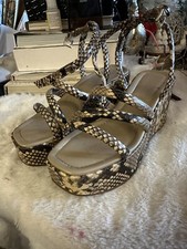 Michael Kors Snakeskin Sandal Size 6m Mint Condition Worn Once