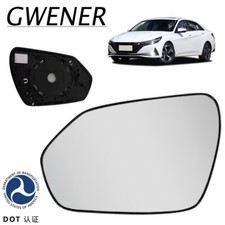 Left Side Mirror Glass not heated for Elantra 2021-2023