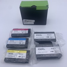 5 PACK 950XL 951XL Ink Cartridges for HP OfficeJet Pro 8600 8100 8610 8620 8630