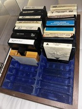 8 Track Storage Case w/ Tapes Included