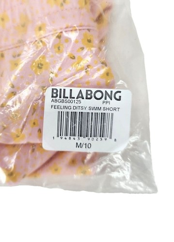 BillaBong Swim Short Feeling Ditsy Volley Short Pale Pink/Floral, Big Girls M/10 - Picture 4 of 6