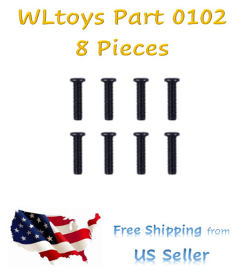 NEW WLtoys 124008 OEM RC Car Part 0102 Screw Set Ships FREE and FAST from US
