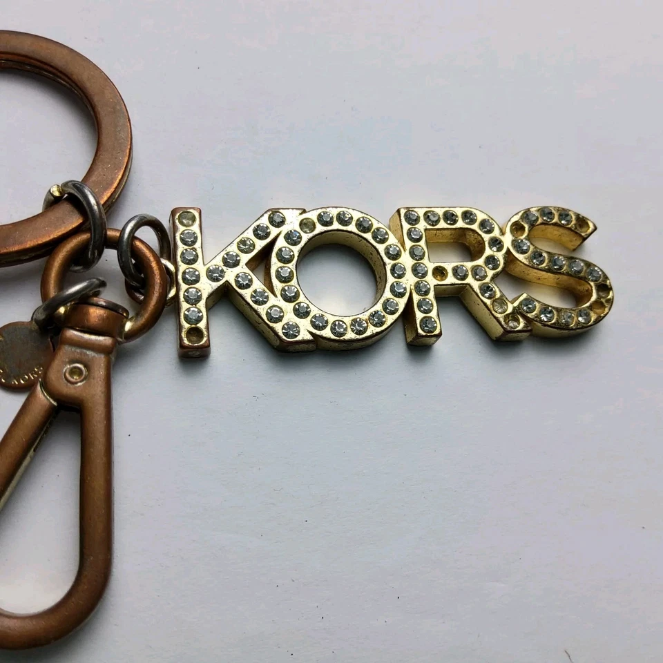 Michael Kors Joyas "KORS" Llavero Monedero Dije Logo Estrás Foto 3 de 4