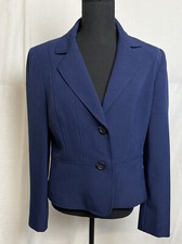 Nipon Boutique Navy Blue Blazer Size 8