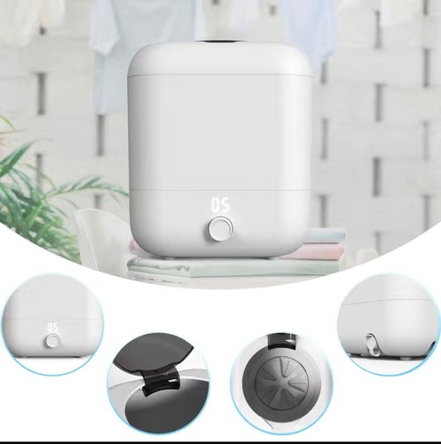 Rechargeable Mini Automatic Washing Machine W Sanitizing Function And Drain - Picture 4 of 10