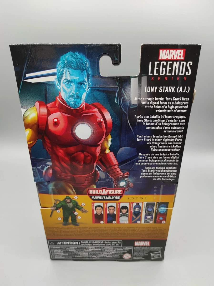 Marvel Legends Iron Man Tony Stark (A.I) Shang-Chi wave Mr hyde Hasbro