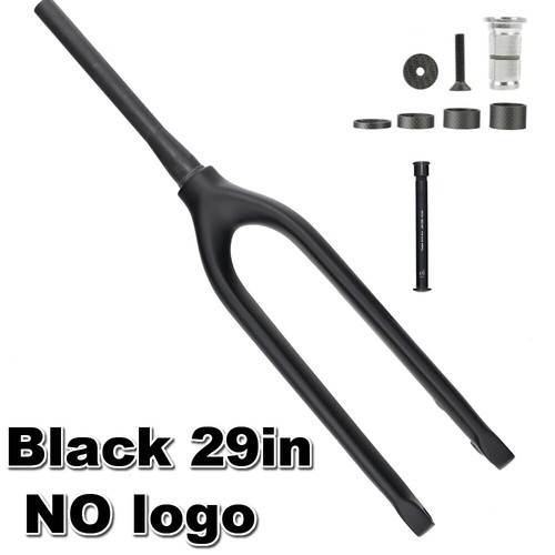 MTB Carbon 27.5/29er Mountain Bike Fork Bicycle Hard Fork Disc Brake 1-1/8-1-1/2 - Picture 7 of 16