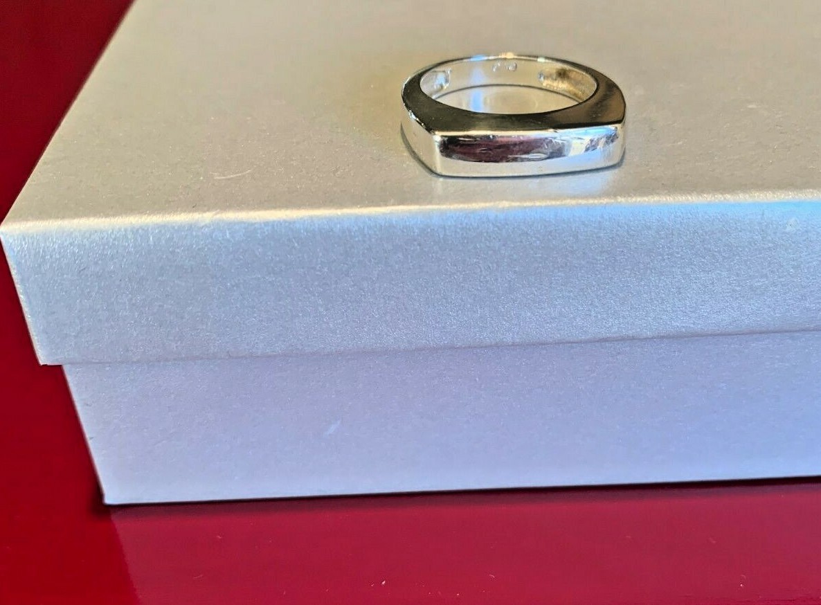 .925 Sterling Silver Dome Stackable Ring  Lot#849… - image 2