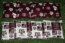 Cornhole Bean Bags Set of 8 ACA Regulation Bags TEXAS A M AGGIES FREE SHIP
