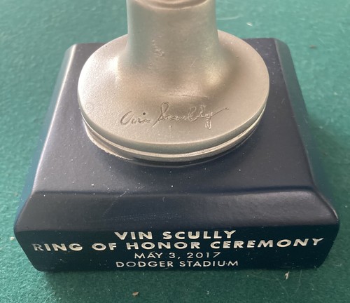Vin Scully Commemorative Microphone Statue. Ring of Honor Ceremony May 3 2017. - Picture 2 of 7