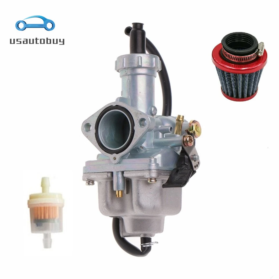 Carburador Honda CB125S CL100 CL125 SL100 SL125 XL100 XL125 con Kit Filtro Aire Foto 2 de 4