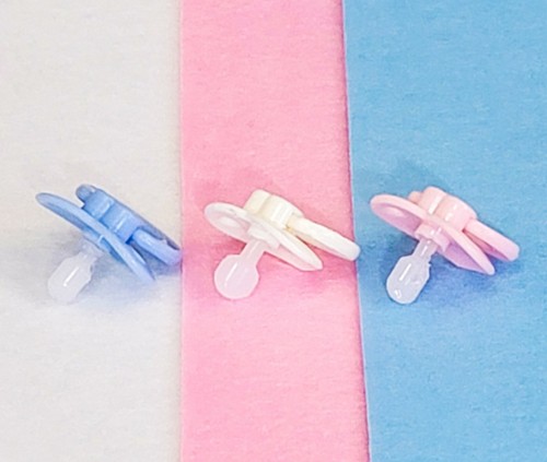 PINK Micro Preemie Pacifier w/Custom Nipple For Silicone Babies! - Picture 8 of 11