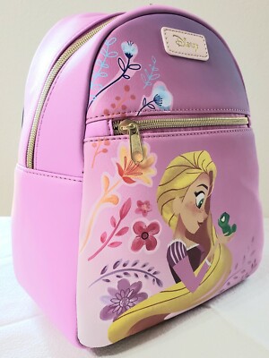 New Loungefly Disney Tangled Rapunzel and Pascal Ombre Mini 