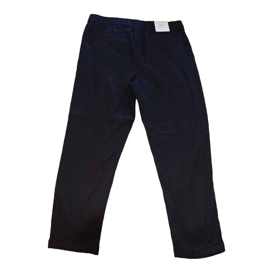 Pantalones Negros De Lino H&M para Mujeres