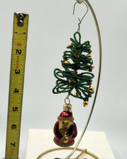 Czech glass Christmas ornaments Santa  Beaded Tree