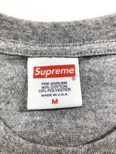 Supreme Swimmers Tee Heather Grey Size M SS18 T-Shirt - Picture 10 of 12