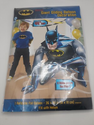 Batman 44'' Jumbo Airwalker Foil Balloon Party Decorating Supplies