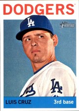 2013 Topps Heritage #374 Luis Cruz LOS ANGELES DODGERS