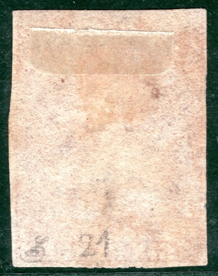 NEW ZEALAND QV Classic Chalon SG.43 6d Red-Brown CLEAR PROFILE Cat £150+ BBLUE44 - Image 2 of 4