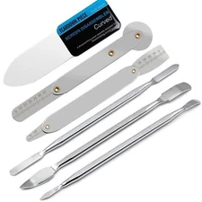 6 Piece Metal Spudger Pry Tool Kit for Electronics Repair with Laptop, Cell P...