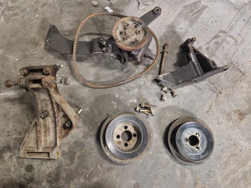 VW GOLF JETTA MK2 1984-1992 16V POWER STEERING PUMP SET KIT 027105243 051260885A
