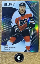 Travis Konecny 2023-24 Upper Deck Allure Black Rainbow Parallel #29 Flyers