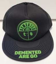 Psychobilly Rockabilly Country 50s 60s Green Demented R Go Adjust Trucker 