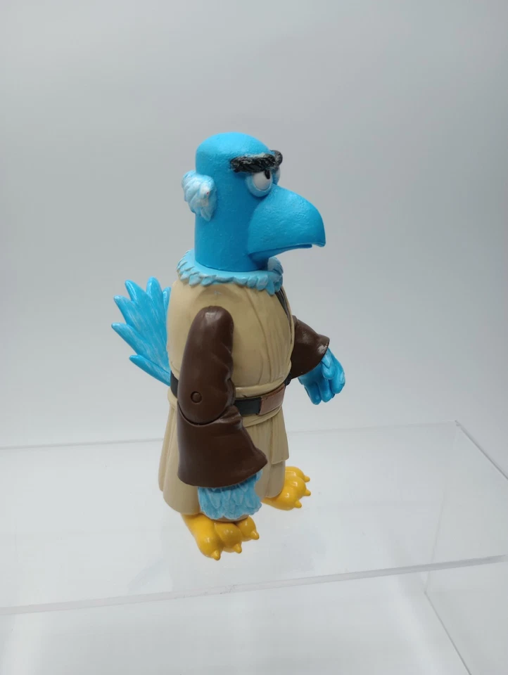 Figura de acción 2011 The Muppets Star Wars - Sam the Eagle Obi-Wan - Disney, usada Foto 2 de 4