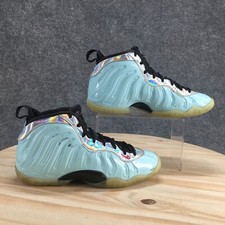 Nike Shoes Youth 7 Little Posite One Mixtape Mid Sneakers Teal Lace Up Comfort
