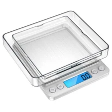 3000g x 0.1g Precision Digital Gram Jewelry Scale Gold Silver Coin LCD Display