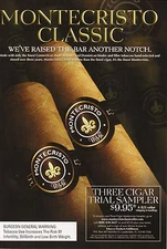 Montecristo Classic Cigars 2009 Original Print Ad