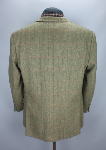 Gurteen Esquire Tweed Check Blazer Multicolor Wool Sport Jacket Country Coat 44S - Picture 9 of 23
