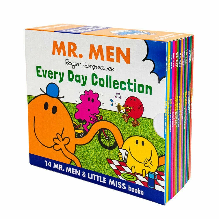 Mr Men & Little Miss Every Day 14 Childrens Books Paperback By Roger Hargreaves