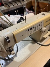 Brother DB2-B737-413 Mark III Industrial Sewing Machine   Complete Setup