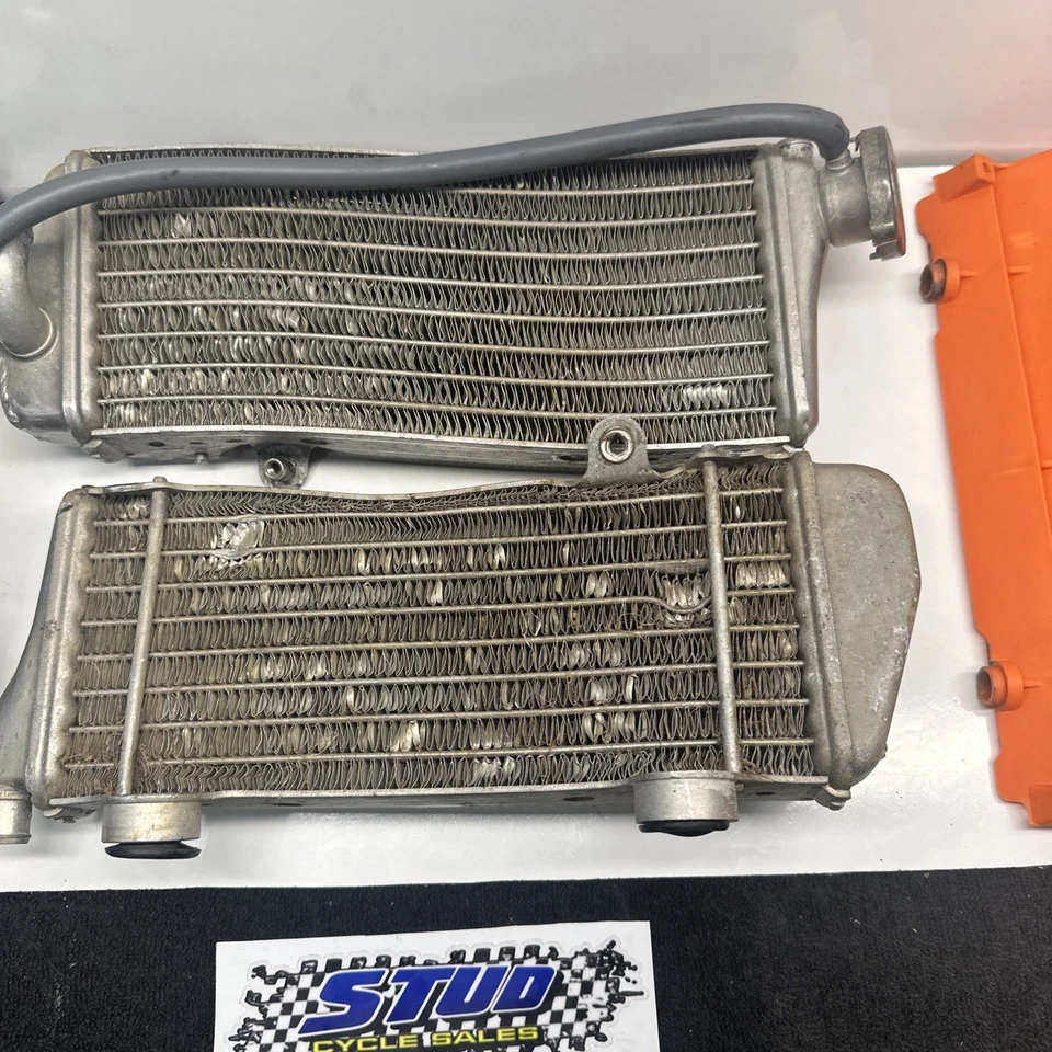 KTM 300XC 2012 radiadores radiador derecho izquierdo con protectores Foto 4 de 4