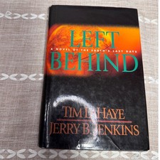 Left Behind Tim LaHaye Jerry B Jenkins Hardcover 1995 Christian Fiction Book 1