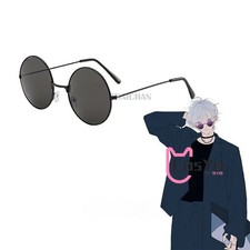 Jujutsu Kaisen Gojo Satoru Cosplay Black Glasses Black Eyepatch Eyeshade