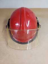 BULLARD FX Firedome Fire Firefighter Full Helmet Face Shield Yellow Neck Guard