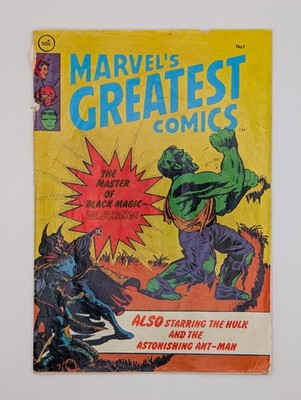 Vtg 1977 Yaffa Comics Australian Reprint of Marvels Greatest Comics #1