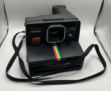 Vintage Polaroid Time Zero One Step Instant Land Camera With Strap
