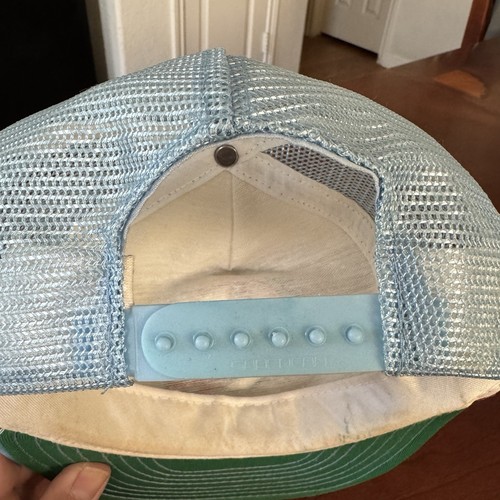 Vintage Houston Oilers Trucker Hat Mesh Adjustable Snapback Unisex NFL Vtg S-M - Picture 9 of 14