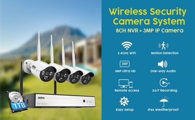 JouSecu 8CH Home Security Camera System Outdoor Indoor 5MP HD NVR