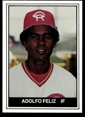 1982 TCMA Cedar Rapids Reds #15 Adolfo Feliz Cedar Rapids
