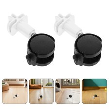 2 Pcs Low Profile Casters Wheels Small-dolly Cart Replacement Luggage