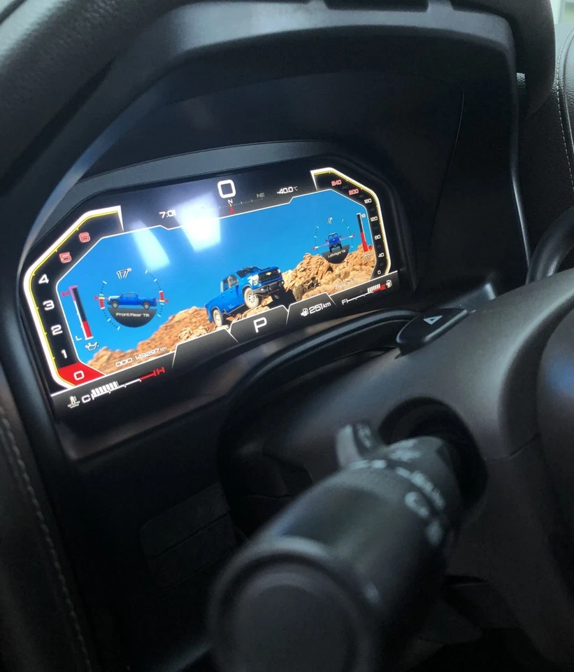 LCD 更新仪表组适用于吉姆西育空雪佛兰 Sierra Avalanche 2013 - 2018 — 第 4/4 张图片